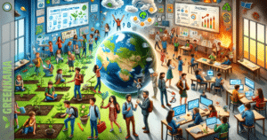 Klimabildung in Schulen: Ansätze und Herausforderungen - Mimkama Dall-E