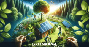 Reduzierung des eigenen CO₂-Fußabdrucks - Mimikama Dall-E