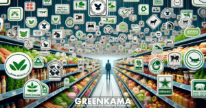 Tierwohl- und Bio-Labels: Ein kritischer Blick auf ihre Bedeutung - Mimikama Dall-E