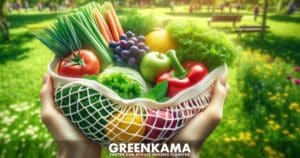 Wiederverwendbare Einkaufsnetze: Mehr als nur eine Alternative zur Plastiktüte - Mimikama Dall-E